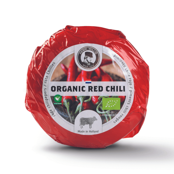Henri Willig - Queso orgánico de vaca con Chili (380g)