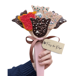 Regalo especial para el día del padre Ramo de galletas Stroopwafels