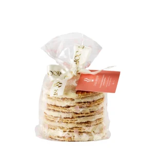 Stroopwaffels chocolate blanco y avellana (caja de 10 galletas)
