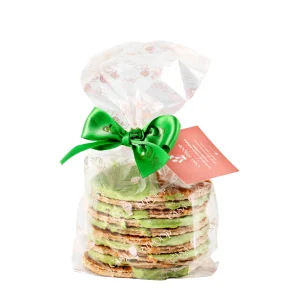 Stroopwaffels pistacho (caja de 10 galletas)
